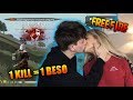 MI AMIGA Me Da UN BESO Por CADA KILL EN FREE FIRE