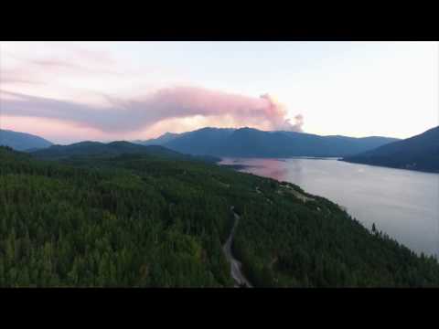 Dragon's Tail - B.C. Wildfire South of Proctor