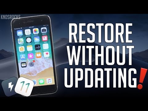 How To Restore iOS 11.3.1 For Electra Jailbreak Without Updating + Keep Data NO PC iPhone iPod