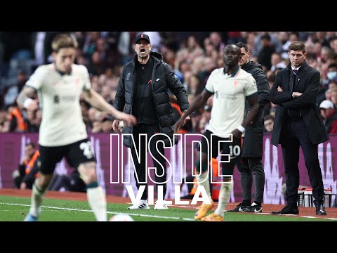 INSIDE VILLA: Aston Villa 1-2 Liverpool | BEST VIEW OF REDS COMEBACK