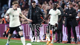 INSIDE VILLA: Aston Villa 1-2 Liverpool | BEST VIEW OF REDS COMEBACK