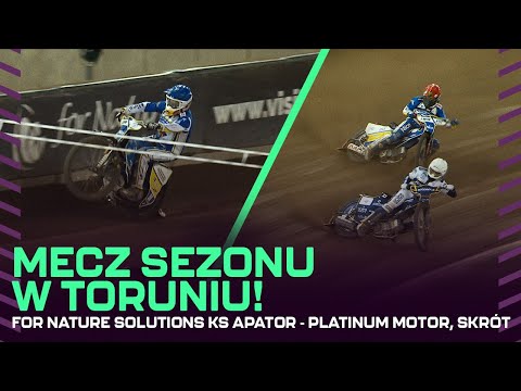 0,009 SEKUNDY ZDECYDOWAŁO O ZWYCIĘSTWIE, ZMARZLIK POKONANY! APATOR - MOTOR, SKRÓT MECZU