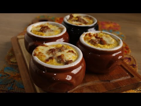 CHIPA GUASU CON RELLENO DE BUTIFARRA + CHOCOTORTA - COCINA RICA TV