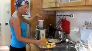 Anti Cancer Fighting Juice  - Raw Food Green Juicing with Dorivee Breast Cancer Survivor