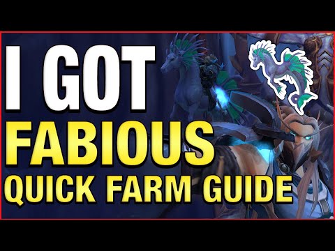 Quick Tips to Farm Fabious Mount Guide WoW! | Fabious Spawn Locations | World of Warcraft | BFA 8.3