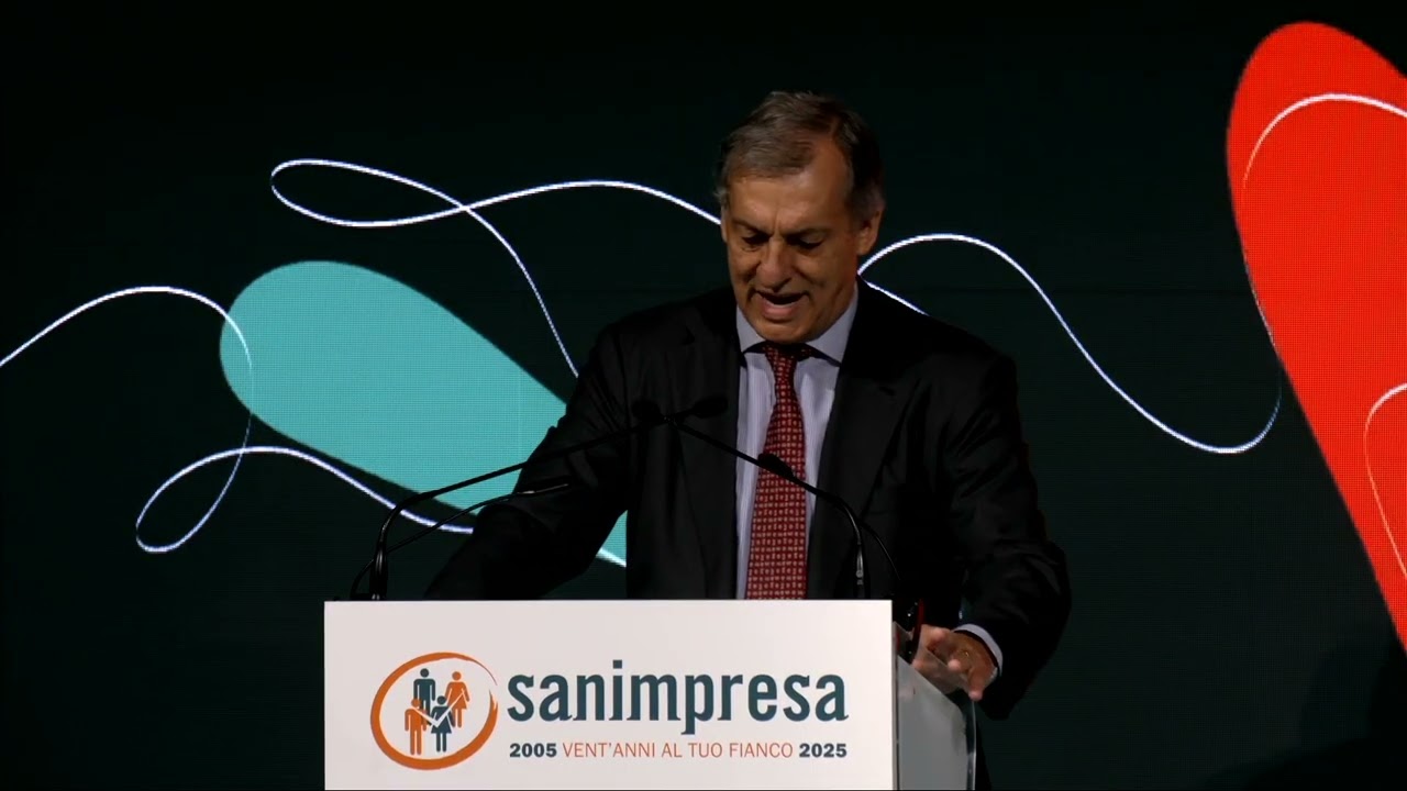 Pier Andrea Chevallard al ventennale di Sanimpresa | Il valore del welfare per Confcommercio