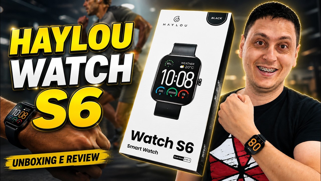 Miniatura da avaliação em vídeo de Smartwatch HAYLOU S6