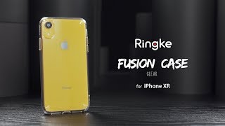 Ringke Fusion Apple iPhone XR Hoesje Smoke Black Hoesjes