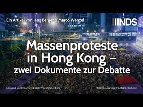Massenproteste in Hong Kong – zwei Dokumente zur Debatte | Jens Berger & Marco Wenzel | 20.08.2019