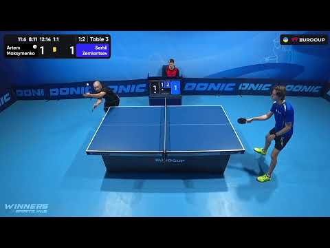 13:15 Artem Maksymenko - Serhii Zemiantsev 02.10.2023 TT Euro.Cup Ukraine Star. TABLE 3