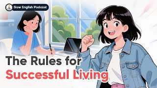 The Rules for Successful Living | Slow English Conversation | The Cozy English