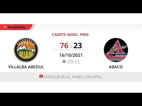 Cadete masc D VILLALBA GRUPO ABEDUL - ABACO