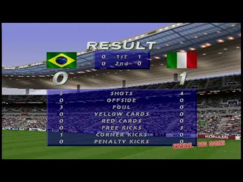 GAMEPLAY ISS ISS PRO EVOLUTION PS1 (BR)🎮