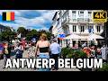 Shopping Areas In Antwerp Belgium Walking Tour 4k Ultra HD 60fps