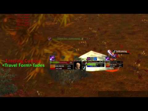 Nostalrius - Being camped! wPVP Warrior 60 vs 2x 50 druids (feral, resto/balance spec)
