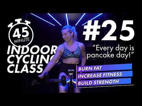 45 Minute Indoor Cycling Class | Every day is pancake day!