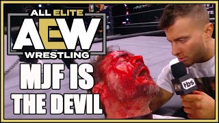 MJF BRUTALIZES CM Punk On AEW Dynamite Reaction - MJF Is The Devil