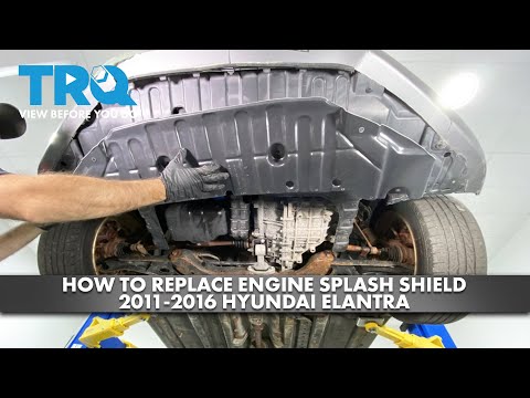 How to Replace Engine Splash Shield 2011-2015 Hyundai Elantra