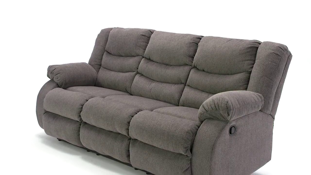 Tulen Gray Reclining Sofa from Ashley Coleman Furniture