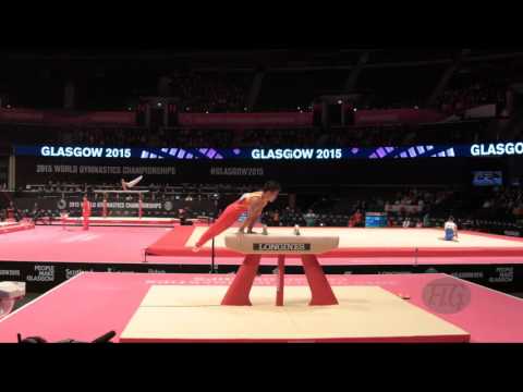 LIN Chaopan (CHN) - 2015 Artistic Worlds - Qualifications Pommel Horse