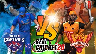 Sunrisers Hyderabad vs Delhi Capitals SRH vs DC Match 33 IPL Highlights | Real Cricket 20 Prediction