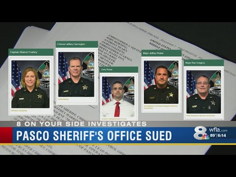Pasco Sheriff's Office accused of being 'intoxicated with power,' lawsuit says