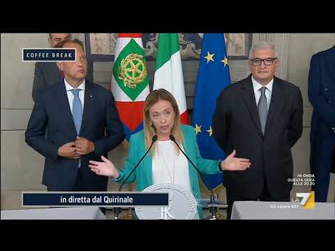 Consultazioni, Giorgia Meloni: 'Elezioni subito o incarico al centro-destra'
