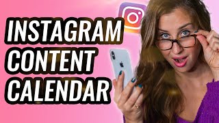 How To Create An INSTAGRAM Content Calendar