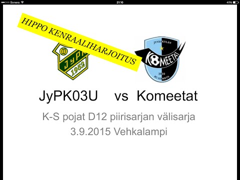K-S piirisarjan Pojat D12 JyPK03U - Komeetat 3.9.2015