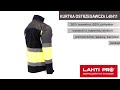 Lahti Pro Bluza, Vilnonis džemperis su sutvirtinimais, turkio ir juodos spalvos, "XL", CE, Lahti