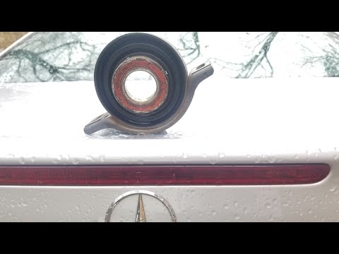 Replacing the driveshaft center support bearing and flex plate 2001-2007 C-class Mercedes Benz W203