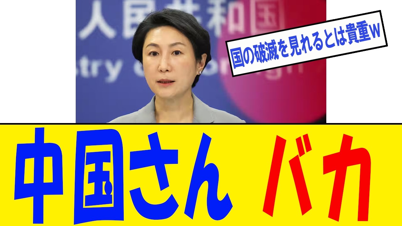 【爆笑】中国さん、身から出た錆でもうボロボロの模様ｗｗそれでもなお破滅に向かうご様子ｗ