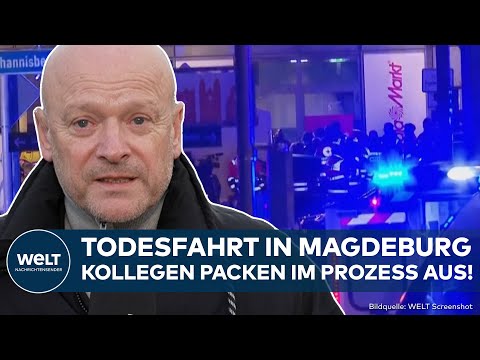 MAGEDEBURG: Todesfahrt auf Weihnachtsmarkt! Ex-Kollegen schildern Details zum Angeklagten im Prozess