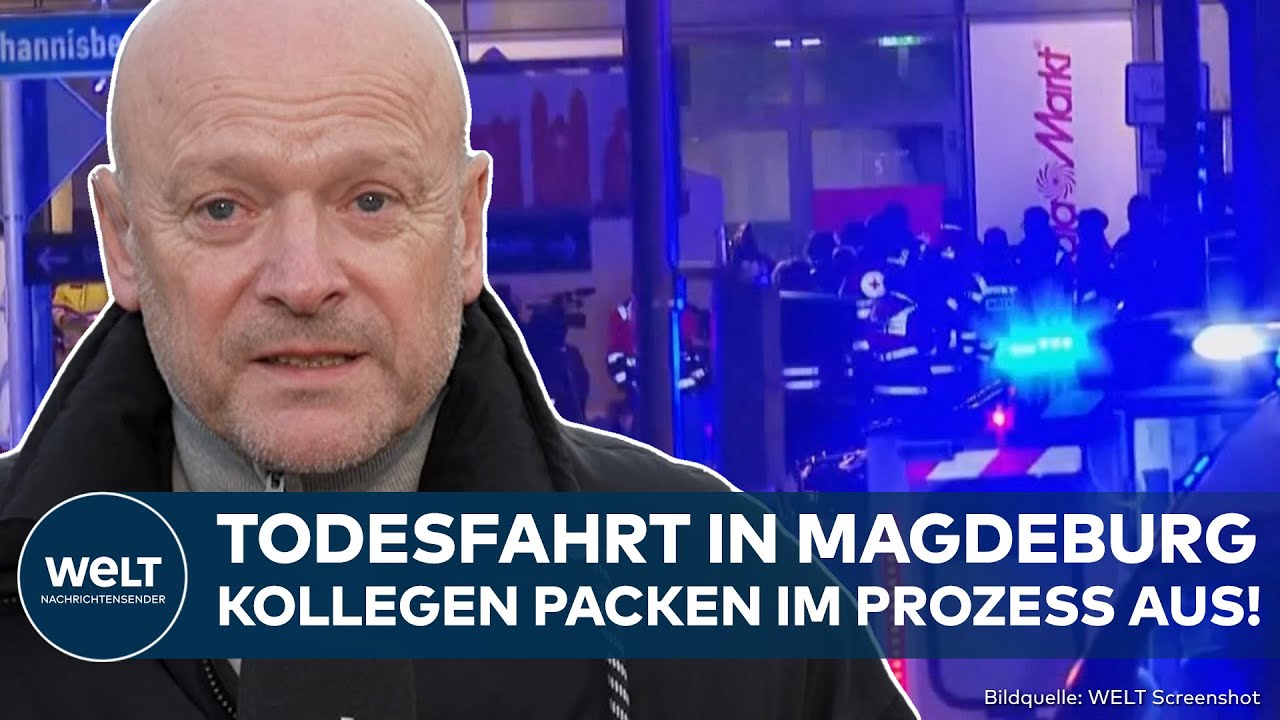 MAGEDEBURG: Todesfahrt auf Weihnachtsmarkt! Ex-Kollegen schildern Details zum Angeklagten im Prozess