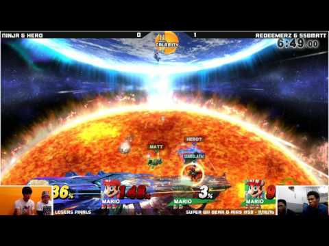 SWBB #58 | Hero & Ninja vs RedeemerZ & SSBMatt - Losers Finals - Smash Wii U - Doubles