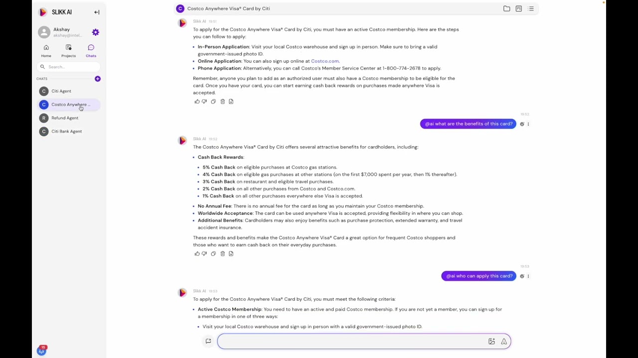 Customer Support Agent for Costco Credit Card - Citi Bank