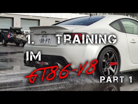[TRStech] GT86 V8 swap - 1st Drifttraining V8 (Part1)