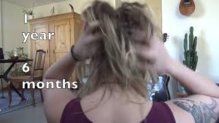 natural dreads timeline / straight thin hair