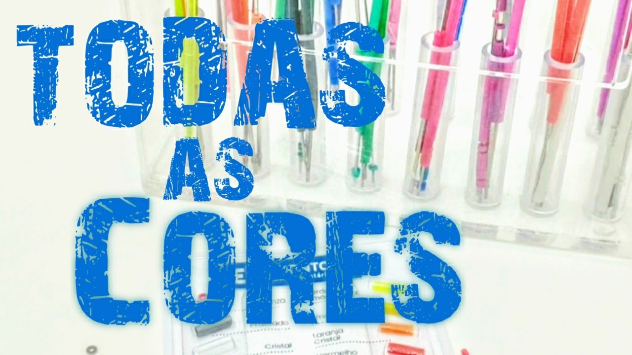 Cores de elásticos, versão final com todas.