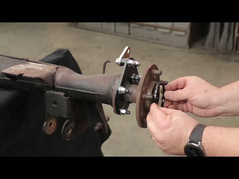 Video Demonstration of a Rear Drum to Disc Brake Conversion