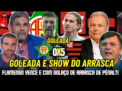 MIDIA ESPORTIVA DE TODO BRASIL DEBATEM GOLEADA do FLAMENGO | PORTUGUESA-RJ 0x5 FLAMENGO - CARIOCA