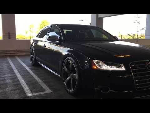 Audi S8 Lowering Module Install