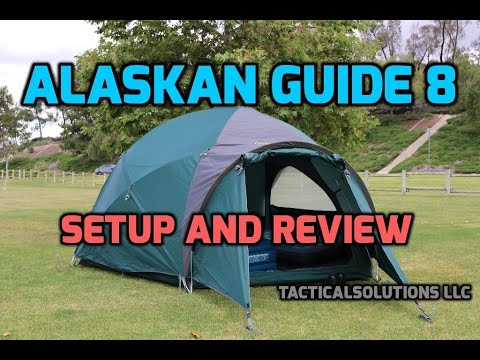 Cabelas Alaskan Guide 8 Person Tent - Review/Setup HD