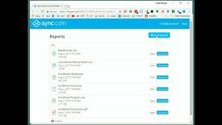 Accessing Reports on Sync.com