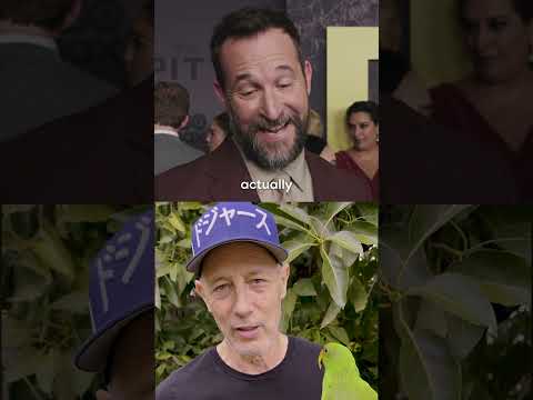 Noah Wyle's former coach, Jon Gries, congratulates him on ThePitt
