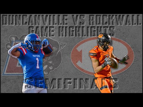 Duncanville vs Rockwall - 2019 Texas High School Football Playoff Highlights - Game Of The Week