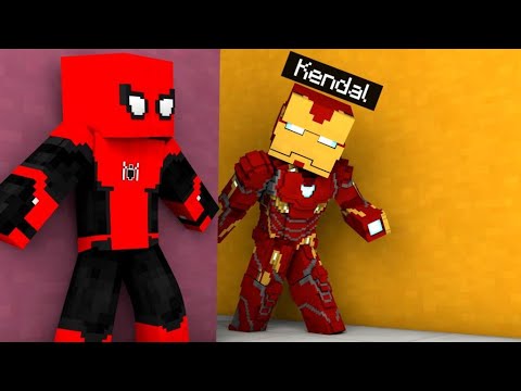 IL NASCONDINO DEI SUPEREROI SU MINECRAFT ITA