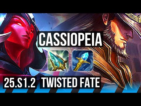 CASSIOPEIA vs TWISTED FATE (MID) | KR Master | 25.S1.2