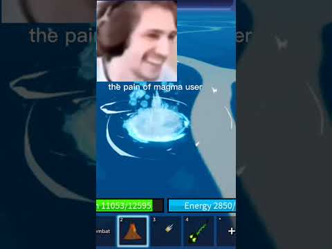 The pain of magma user #bloxfruits #games #roblox