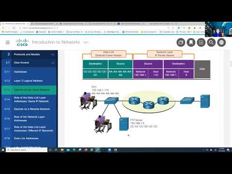 CCNA1v7 - ITN Ch03 - IP vs MAC Addressing